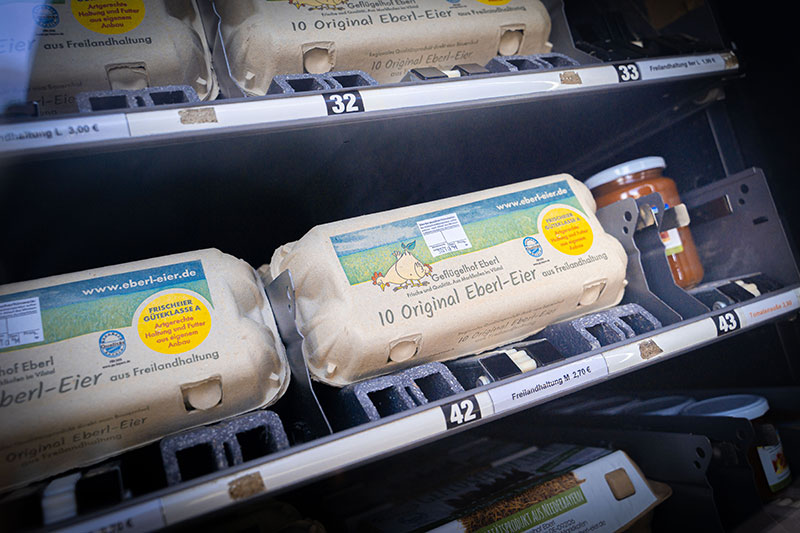 Produktsortiment der Verkaufsautomaten im Landkreis Dingolfing Landau